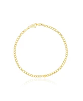 The Lovery Curb Chain Bracelet 2.5 millimeters 6.5 inches