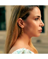 Spero London Nested Loop 3D Drop Earring Sterling Silver