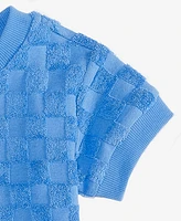 First Impressions Baby Boys Checkered Terry T-Shirt & Shorts, Exclusively at Macy's