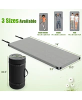 Foldable Camping Mattress with High density foam Cushion and Anti-slip Bottom