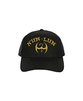 Marvel Men's Iron Fist K'un Lun Adult Black Trucker Hat