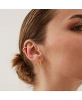 Spero London Bead Hoop Sterling Silver Earring