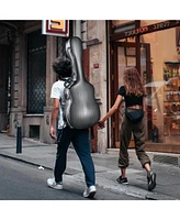 Yescom Abs Acoustic Guitar Case Hard with Backpack Straps Dreadnought Hardshell for Airline Travel
