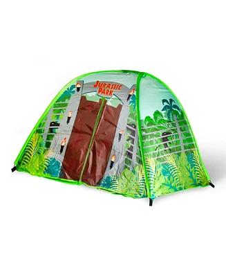Jurassic Park Gates Bed Tent | Pop-Up Canopy Tents & Shelters, Fort Playhouse For Kids, Indoor Activities | Dinosaur Toys & Games, Gifts and Collectib