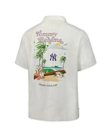 Tommy Bahama Men's White New York Yankees Grand Slam Bay Camp Button-Up Shirt