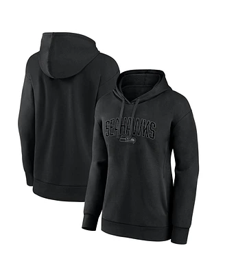 Fanatics Women's Seattle Seahawks Blackout Luxe Arch Pullover Sweatshirt