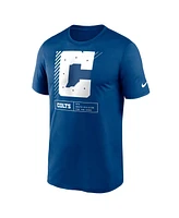 Nike Men's Royal Indianapolis Colts Legend Yard Lines Performance T-Shirt