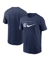 Nike Men's Navy Toronto Blue Jays Team Swoosh Lockup T-Shirt