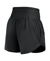 Nike Women's Black Texas Longhorns Performance One High-Rise Shorts
