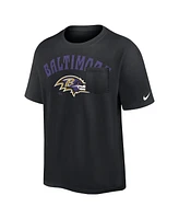Nike Men's Black Baltimore Ravens Rewind Heavy Max 90 Pocket T-Shirt