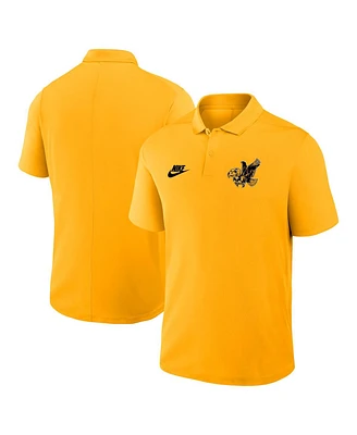 Nike Men's Gold Iowa Hawkeyes Primetime Victory Legacy Vault Logo Performance Polo Shirt