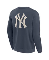 Fanatics Men's Blue New York Yankees Elements Future Ground Lettering Pullover Sweatshirt