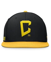 Fanatics Men's Black Columbus Crew Sitter Snapback Hat
