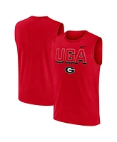 Nike Men's Red Georgia Bulldogs Primetime Tricode Legend Performance Tank Top