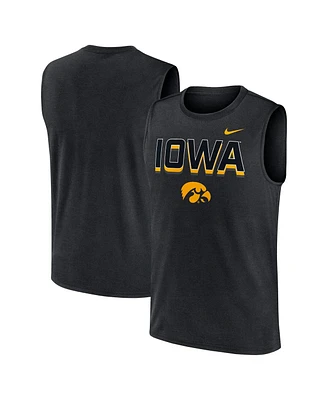 Nike Men's Black Iowa Hawkeyes Primetime Tricode Legend Performance Tank Top