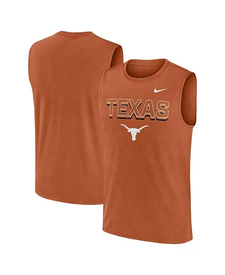 Nike Men's Texas Orange Longhorns Primetime Tricode Legend Performance Tank Top