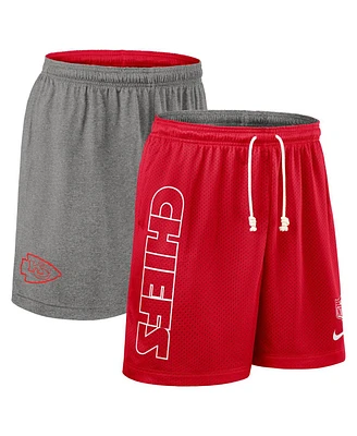 Nike Men's Red Kansas City Chiefs Sideline Reversible Performance Shorts