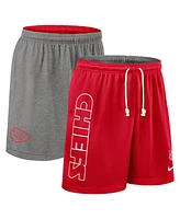 Nike Men's Red Kansas City Chiefs Sideline Reversible Performance Shorts