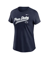 Nike Women's Navy Penn State Nittany Lions Local Script T-Shirt