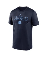 Jordan Men's Navy North Carolina Tar Heels 2025 Sideline Legend Performance T-Shirt