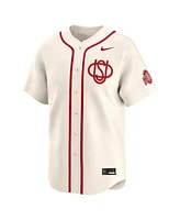 Nike Men's Cream Ohio State Buckeyes Limited Alternate Wordmark Jersey