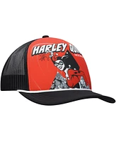 Lids Men's and Women's Red/Black Harley Quinn Graphic Foam Trucker Adjustable Hat