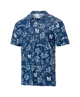 Reyn Spooner Men's Navy New York Yankees Cooperstown Collection Performance Polo Shirt
