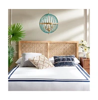 Halvor Rattan Twin Headboard