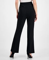 Kasper Women's High-Rise Pull-On Flare Pants
