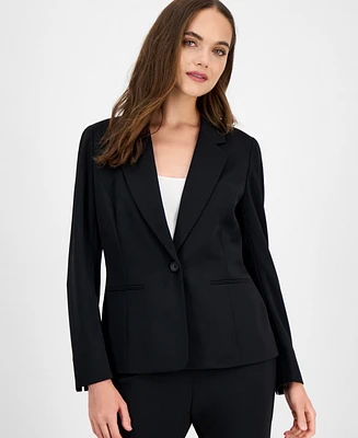 Kasper Women's Notch-Collar One-Button Blazer