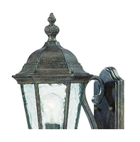 Wall Mounted One Light Carousel Lantern for Indoor and Outdoor Use