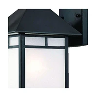 Outdoor Frosted Glass Lantern Wall Light – Stylish Wall Fixture for Garden