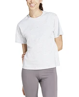 adidas Women's Essentials Cotton Small-Logo T-Shirt