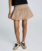 Kenneth Cole Women's Bubble-Hem Side-Zip Mini Skirt