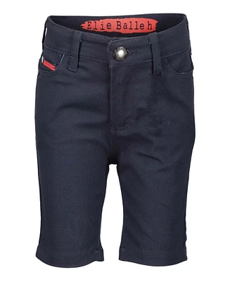 Elie Balleh Big Boys Navy Cotton Twill Short