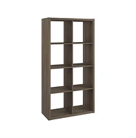 ClosetMaid Decorative Bookcase Open Back 8-Cube Storage Organizer