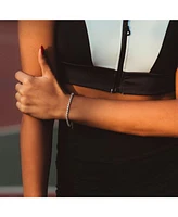 Spero London Round Prong Sterling Silver Tennis Bracelet