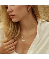 Spero London Italian Bead Chain Sterling Silver Satellite Necklace