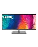 BenQ BenQ PD3420Q 34- 2K Ultrawide Monitor for Macs/Designers | 21:9 | 3440x1440 Wqhd | Ips | Aqcolor | P3, sRGB | Factory-Calibrated | Usb-c | Kvm |