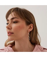 Spero London Drop Crystal Sterling Silver Earring