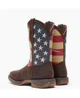 Durango Men's Rebel by Patriotic Pull-On Western Flag Boot