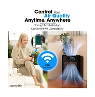 High-Performance Air Purifier with Sleep Mode, Automatic and Filter Replacement for Bedrooms, Offices, Living Rooms