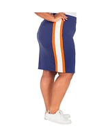 Poetic Justice Plus Lace-Up Side Slit Athleisure Skirts