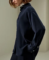 Lilysilk Women's The One Relaxed Fit Silk Shirt