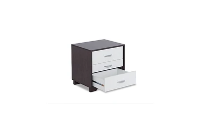 Rectangular Top Upholstered 2-Drawer Nightstand – Chic and Functional Bedroom Furniture