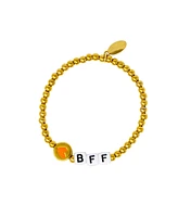 Zomi Gems Girls Bff Heart / Clover Bead Bracelet Set