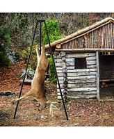 Tripod Game Hoist Deer Hanger 600 Lbs Capacity Deer Skinning Rack