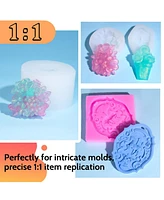 Jdiction 5lb (80oz) Super Elastic Liquid Silicone Mold Making Kit