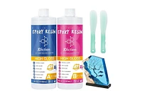 JDiction Epoxy Resin 5LB- Epoxy Resin Kit Crystal Clear, Non Toxic, Bubble Free Epoxy Resin for Art Craft, Jewelry Making, River Tabletop, Christmas G