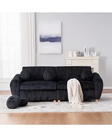 84" Corduroy Sofa Couch